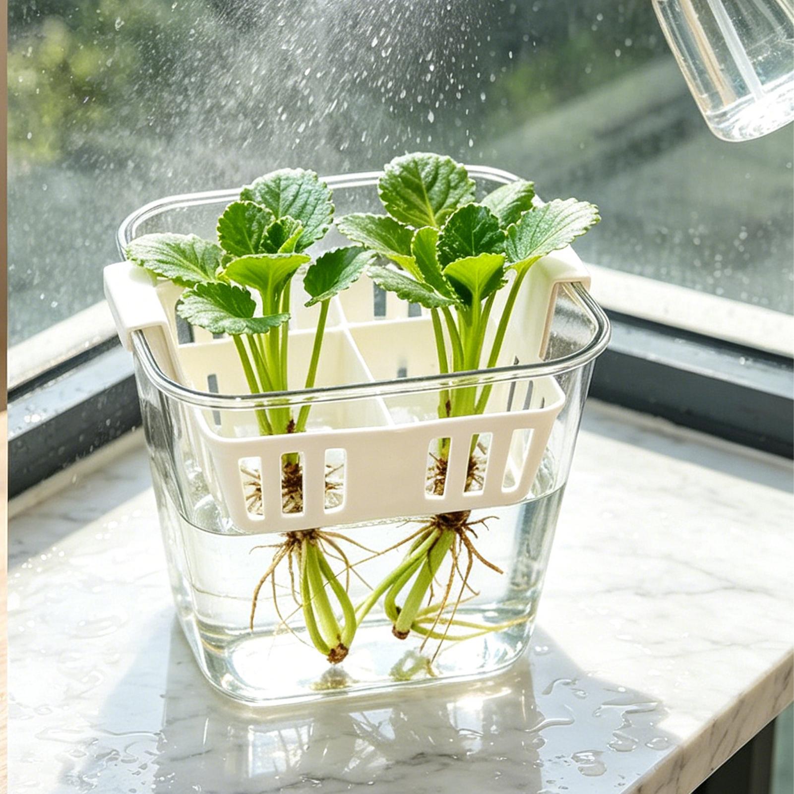 Net Pot 3 Inch - 4 Grids Hydroponics Nurserys Pots Planter