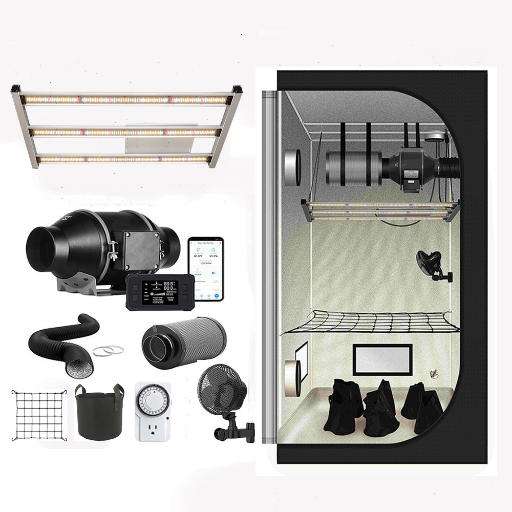 Grow Tent 4X4 - 2024 New 120x60x180cm Growzelt Complete Set