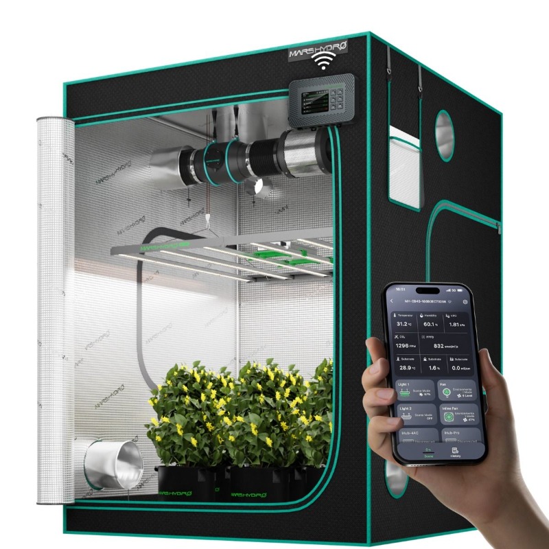 Grow Tent 4X4 - 480W 4x4ft 120x120cm FC4800 EVO Full
