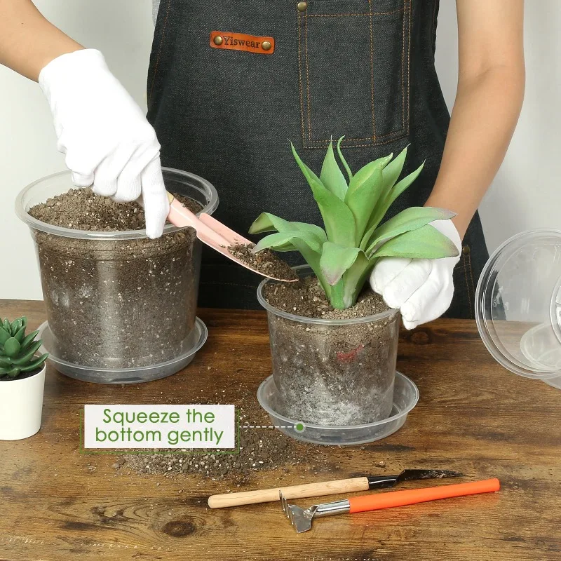 72pcs/set Clear Nursery Potspl - Net Pot 3 Inch 评论和价格