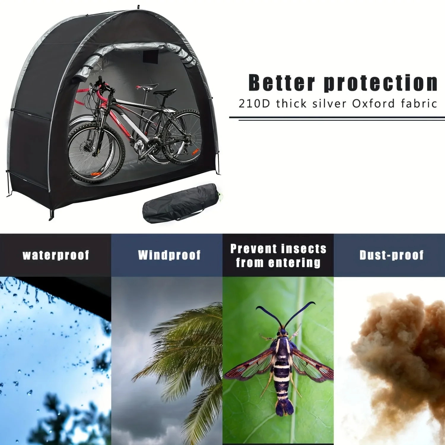 Bike Storage Shed Tent Spaciou - Grow Tent 4X4 评论和价格
