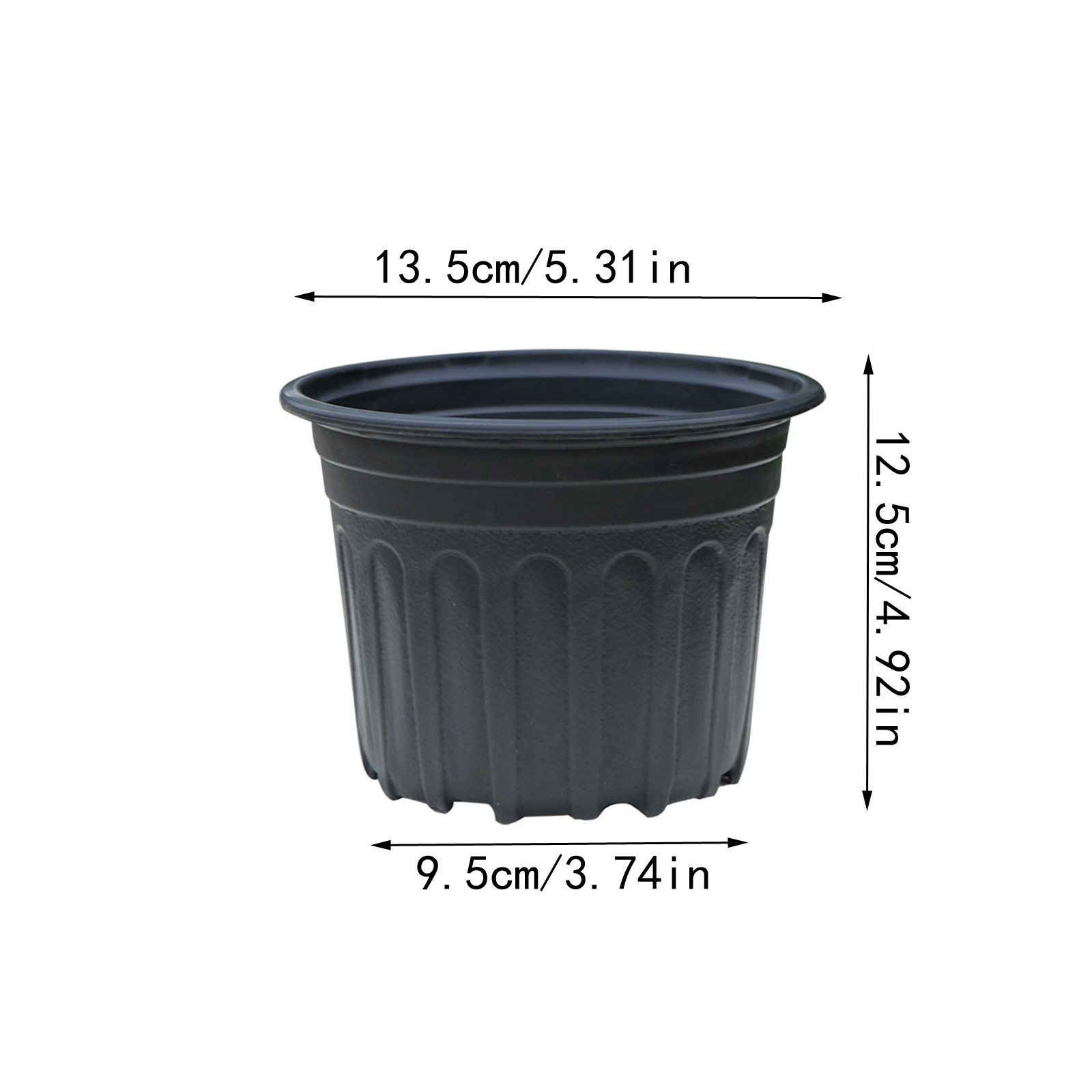 25/100 Pcs Flexible Plant Nurs - Net Pot 3 Inch 评论和价格