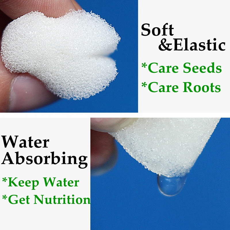 50pcs White Mesh Cup Sponge Ga - Net Pot 3 Inch 评论和价格