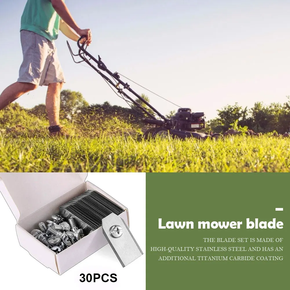 30PCS Lawn Mower Cutting Blade - Urban Farming Kit 评论和价格