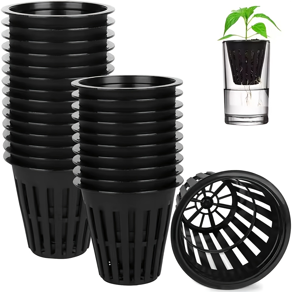 24/48PCs 2 Inch Garden Slotted - Net Pot 3 Inch 评论和价格