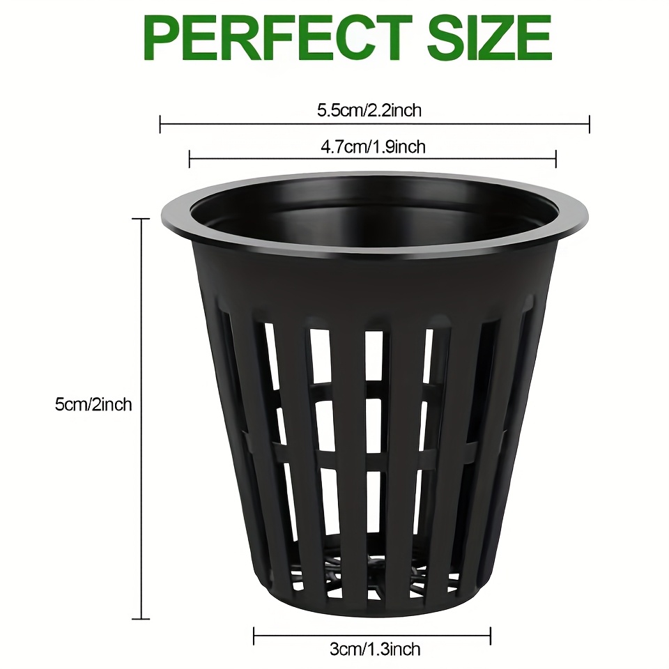 24/48PCs 2 Inch Garden Slotted - Net Pot 3 Inch 评论和价格